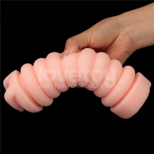 Masturbateur pussy 2 entrées vagin-anus VIRGIN-SKIN BLOWOUT Bleu