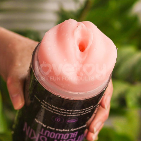 Masturbateur pussy 2 entrées vagin-bouche VIRGIN-SKIN BLOWOUT Violet