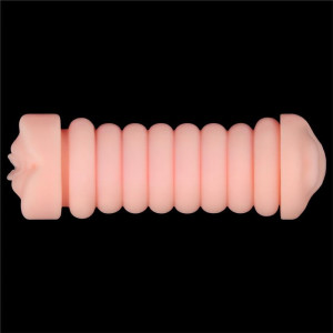 Masturbateur pussy 2 entrées vagin-bouche VIRGIN-SKIN BLOWOUT Violet