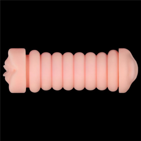 Masturbateur pussy 2 entrées vagin-bouche VIRGIN-SKIN BLOWOUT Violet