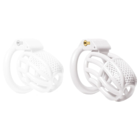 Cage de chasteté NETIA Blanche M 7.5 x 3.1cm