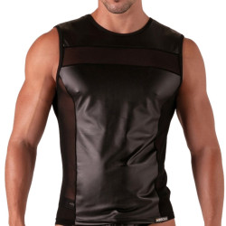 Débardeur imitation cuir REBEL de Absolu Male