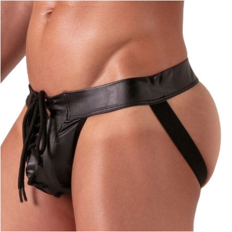 Jockstrap avec lacets BONDAGE noir de Absolu Male