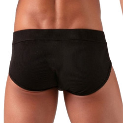 Slip avec lacets LACED Noir de Absolu Male 2