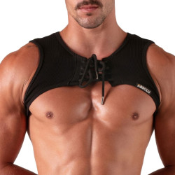 Harnais avec lacets LACED Noir de Absolu Male
