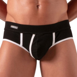 Slip VERSATILE OPEN Noir-Blanc de Absolu Male