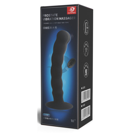 Plug vibrant CUBIDO 17 x 3.2 cm - 10 Vibrations