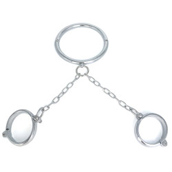 Collier et menottes NECKOP 37 cm de BDSMaster