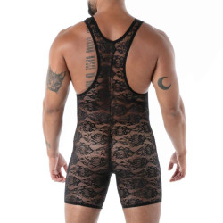 Body en dentelle noir FLUID LACE de TOF Paris 2