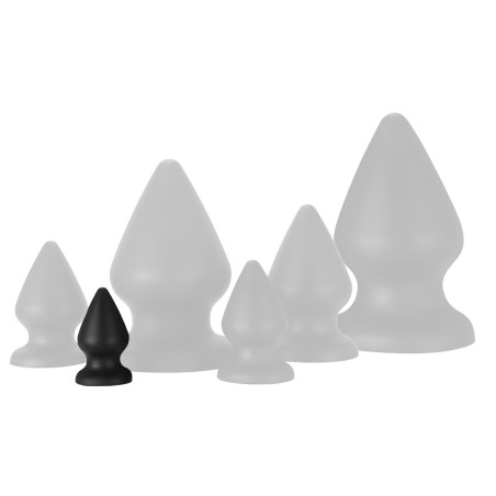 Plug silicone IKONYK Noir S 6 x 4cm