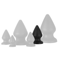 Plug silicone IKONIK Noir XL 12 x 7.5cm