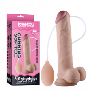 Gode Cumming Squirting éjaculateur de 19  x 4.5 cm