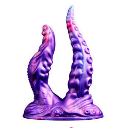 Double Gode Tentacule POOLIK de 18 x 4.7 cm 2