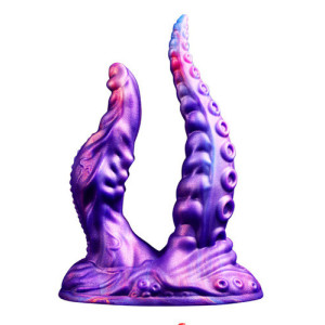 Double Gode Tentacule POOLIK de 18 x 4.7 cm