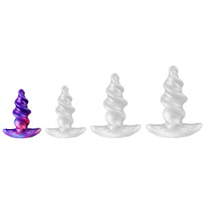 Plug silicone SPIRALTAL Violet XS 9 x 4cm