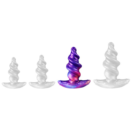 Plug silicone SPIRALTAL Violet M 13 x 6cm