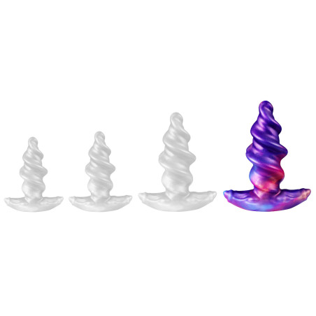 Plug silicone SPIRALTAL Violet L 16 x 7cm