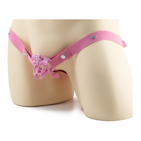 Support élastique pour Cage de chasteté Rose