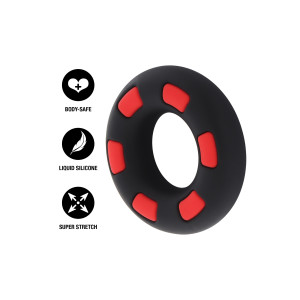 Cockring en silicone SUPER STUD - Diamètre 30 mm