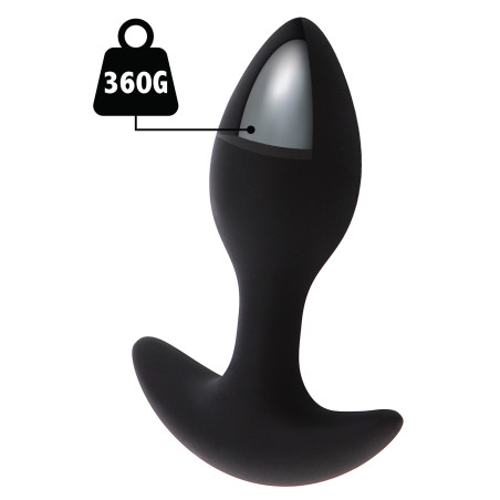 Plug anal lesté OMASS L 10.5 x 4 cm avec Poids de 360gr
