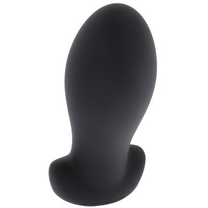 Plug anal EGG STRETCH Noir de 15.5 x 7.3 cm