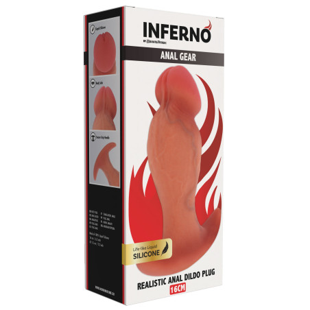 Plug en silicone INFERDICK L 14 x 5 cm de Inferno