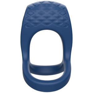 Cockring vibrant BRUTAL Bleu - Diamètre de 45 mm