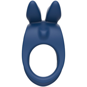 Cockring vibrant FIERCE RABBIT Bleu - Diamètre 30 mm