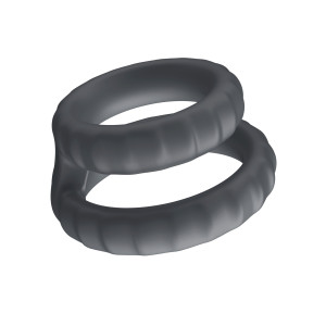 Cockring Silicone BOLD DOUBLE 30 et 40 mm