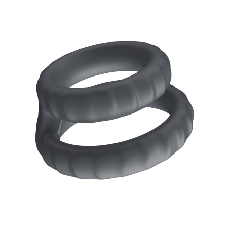 Cockring Silicone BOLD DOUBLE 30 et 40 mm