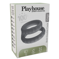 Cockring Silicone BOLD DOUBLE 30 et 40 mm 2