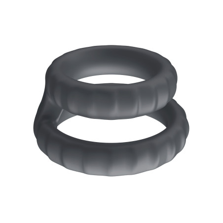 Cockring Silicone BOLD DOUBLE 30 et 40 mm
