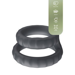 Cockring Silicone BOLD DOUBLE 30 et 40 mm