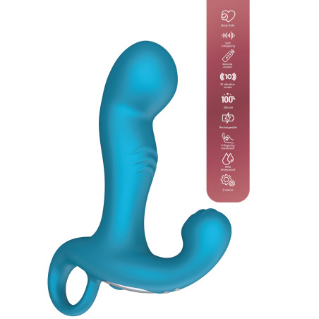 Stimulateur prostatique vibrant BLUESPOT 10 x 3.5cm