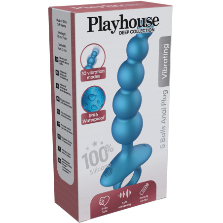 Plug vibrant BLUEBALLS 12 x 3cm