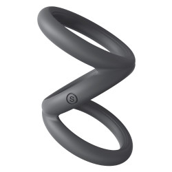 Cockring en silicone TRIPLICOCK S - Diamètre 40 mm