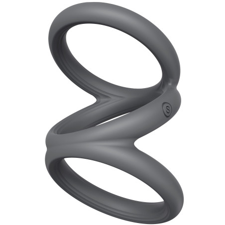 Cockring en silicone TRIPLICOCK S - Diamètre 40 mm