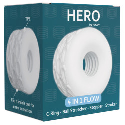 Ballstretcher HERO FLOW Blanc de ToyJoy 2