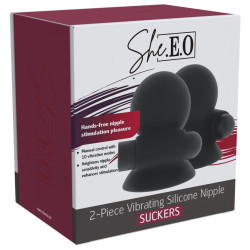 Suce Tétons vibrants SUCKERS 55mm 2