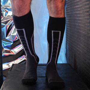 Chaussettes hautes SIR SPLURGE Breedwell Noires