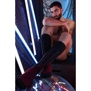 Chaussettes hautes SIR SPLURGE Breedwell Bordeaux