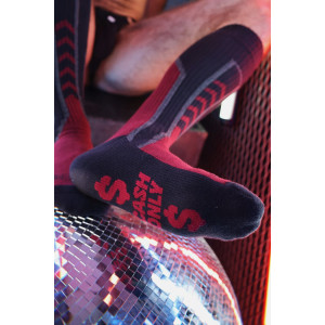 Chaussettes hautes SIR SPLURGE Breedwell Bordeaux
