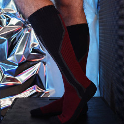 Chaussettes hautes SIR SPLURGE Breedwell Bordeaux 2
