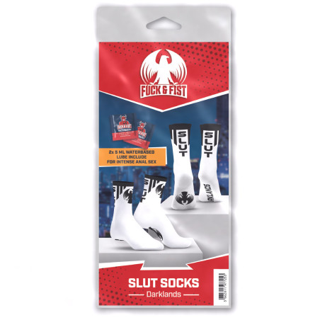 Chaussettes DARKLANDS avec le mot SLUT