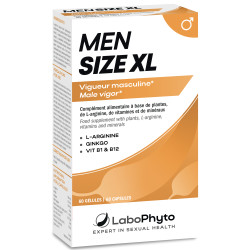 Stimulant Erection Men Size XL 60 gélules