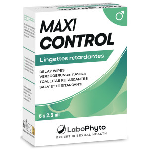 Lingettes retardantes MAXI CONTROL 6 x 2.5ml
