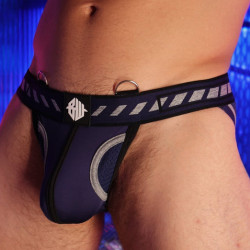 Jockstrap MISTER LUXE Bleu marine de Breedwell