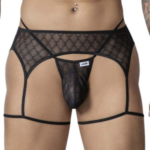 String + Porte-jarretelles GEOLIX Noir