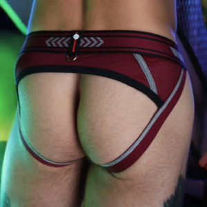Jockstrap MISTER LUXE Bordeaux de Breedwell