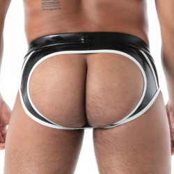 Bottomless en latex SECOND SKIN Noir de TOF Paris 2
